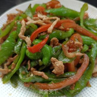 肉丝炒螺丝椒的做法