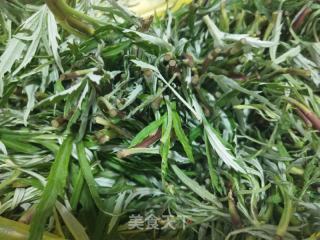 凉拌柳蒿芽的做法步骤：1