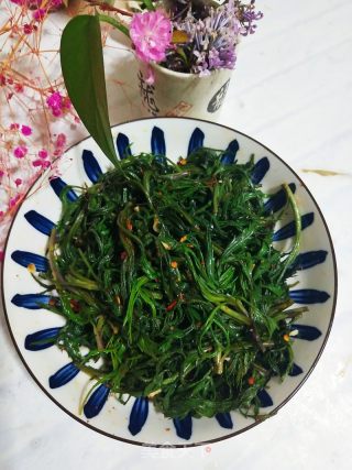 凉拌柳蒿芽的做法步骤：5