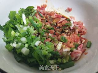 柳蒿芽猪肉馅饺子的做法步骤：4