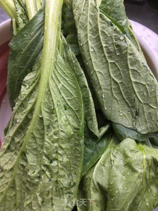 油渣炒菜芯的做法步骤：1