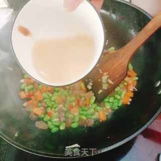 腊肠炒青豆的做法步骤：7