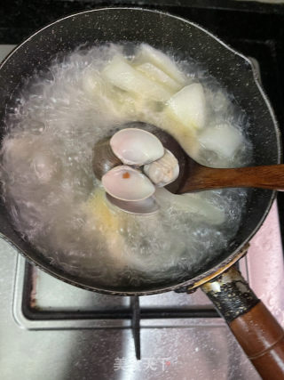 车白黄瓜汤的做法步骤：7