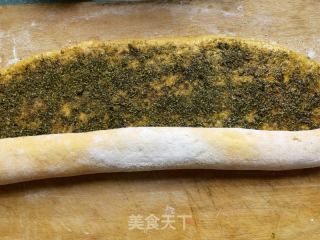 南瓜香豆烤馍的做法步骤：15
