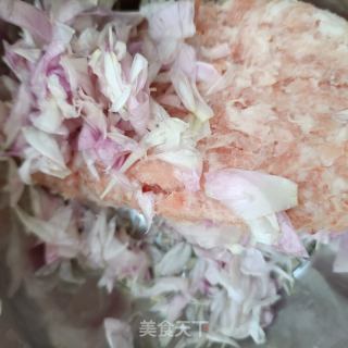 番茄汆芍药花肉丸的做法步骤：5