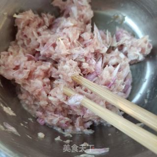 番茄汆芍药花肉丸的做法步骤：9