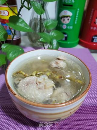 石斛花旗参排骨汤的做法步骤：9