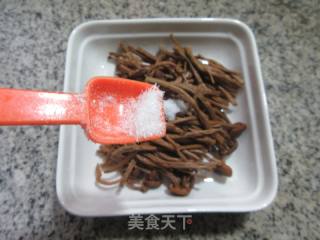 肉面结蒸茶树菇的做法步骤：6