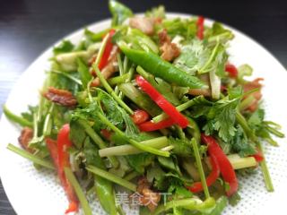 油渣拌螺丝椒的做法
