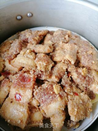 蒸米粉肉的做法步骤：6