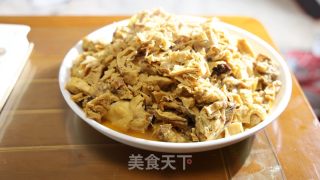 笋干焖鸡肉的做法步骤：9