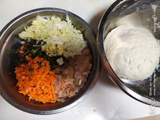 鸡胸肉木耳胡萝卜煎饺的做法步骤：1