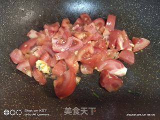 葱香鸡蛋炒西红柿的做法步骤：4