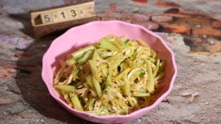 黄瓜拌鸡肉的做法步骤：5