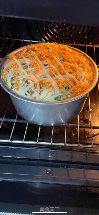 香葱肉松戚风蛋糕的做法