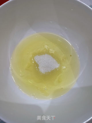 香葱肉松戚风蛋糕的做法步骤：6