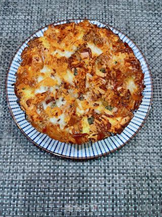 香葱肉松戚风蛋糕的做法步骤：16