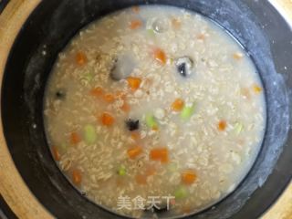 海参毛豆燕麦粥的做法步骤：11