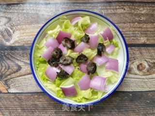 生菜洋葱拌海参的做法步骤：5