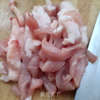 肉丝鸡蛋炒蒜苔的做法步骤：4