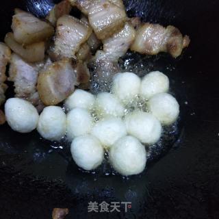 五花肉焖黄皮豆干的做法步骤：7