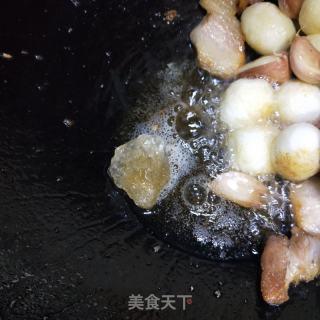 五花肉焖黄皮豆干的做法步骤：9