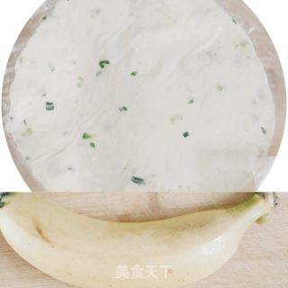 香蕉蛋黄酥的做法步骤：1