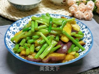 茄子烩豆角的做法步骤：12