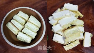黄皮豆干炒韭菜的做法步骤：2
