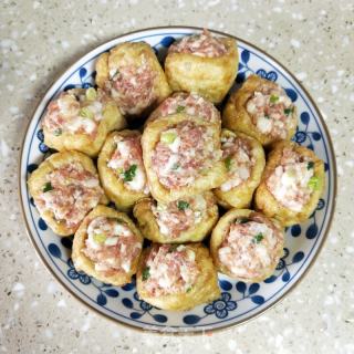 砂锅酿豆腐的做法步骤：9