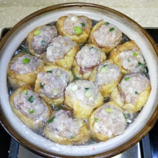 砂锅酿豆腐的做法步骤：12