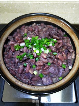 红芸豆粉肠煲的做法步骤：12