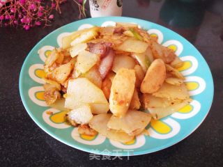 烧烤料猪头肉土豆片的做法步骤：7