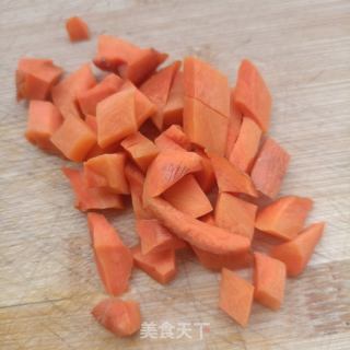菜椒毛豆炒鹿心的做法步骤：4