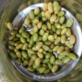 菜椒毛豆炒鹿心的做法步骤：6