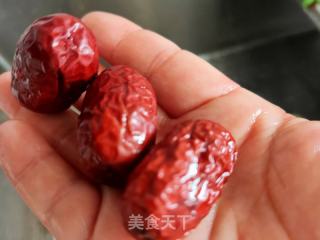 红枣雪梨莲藕羹的做法步骤：4