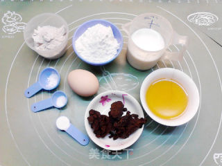 红糖裸麦马芬的做法步骤：1
