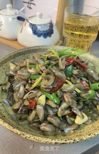 辣椒炒海瓜子的做法