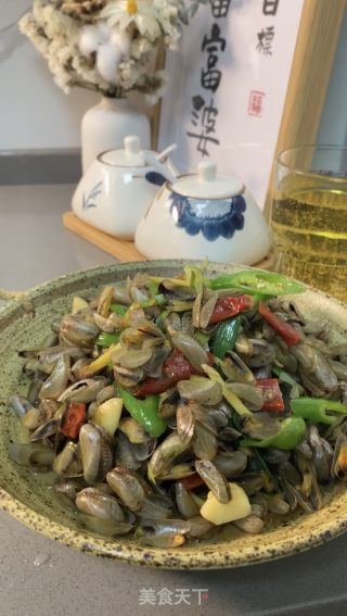 辣椒炒海瓜子的做法步骤：11