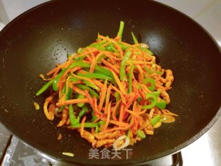 炒三丝的做法步骤：11