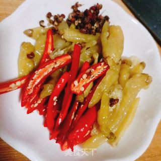 酸辣萝卜条的做法步骤：2