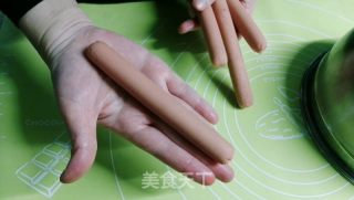 花式火腿手工面包的做法步骤：7