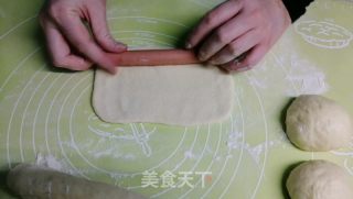 花式火腿手工面包的做法步骤：9