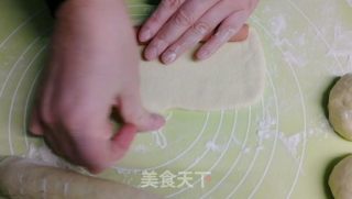 花式火腿手工面包的做法步骤：10