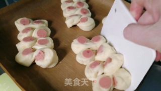 花式火腿手工面包的做法步骤：16
