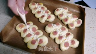 花式火腿手工面包的做法步骤：18