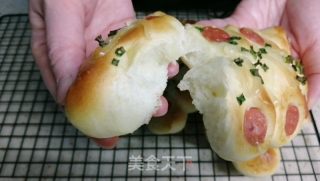 花式火腿手工面包的做法步骤：24