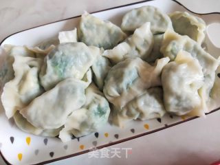韭菜鸡蛋素水饺的做法步骤：12