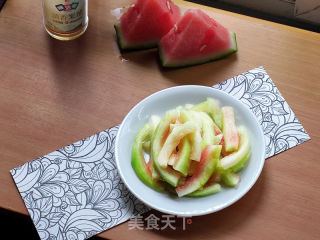 糖醋西瓜皮的做法步骤：5