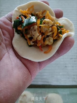 南瓜素馅水饺的做法步骤：19